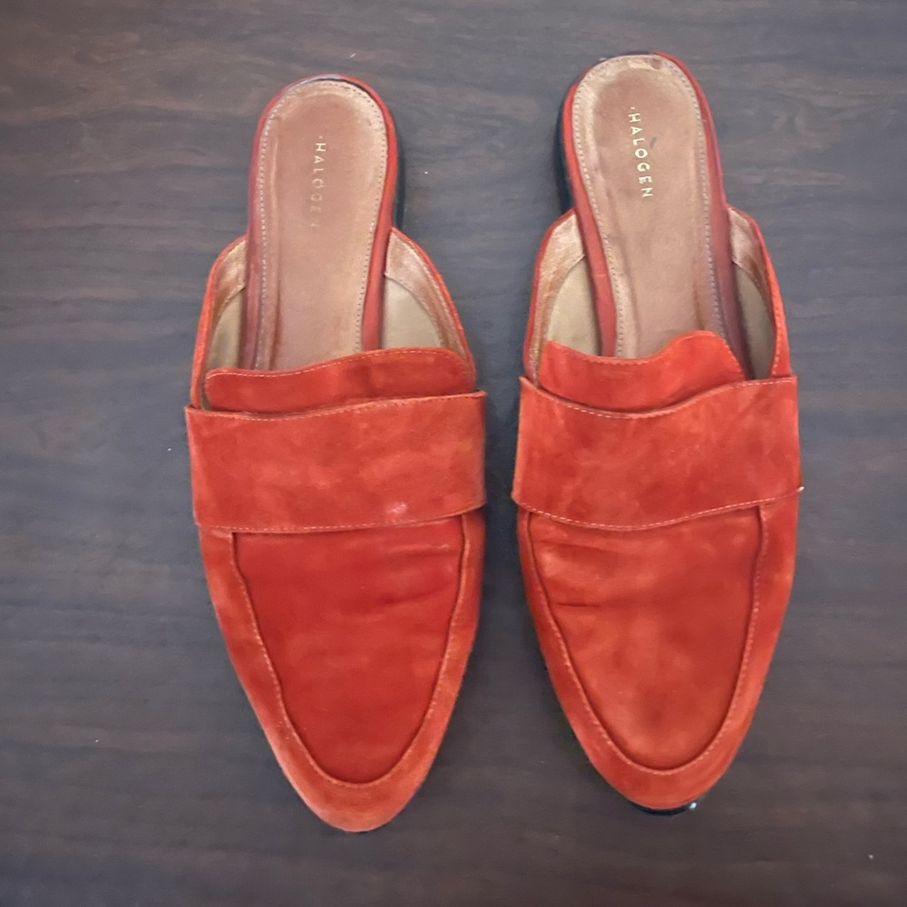 Burnt Orange Halogen Loafers